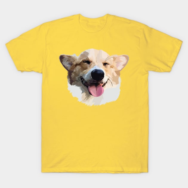 Corgi Dog T-Shirt by thedailysoe